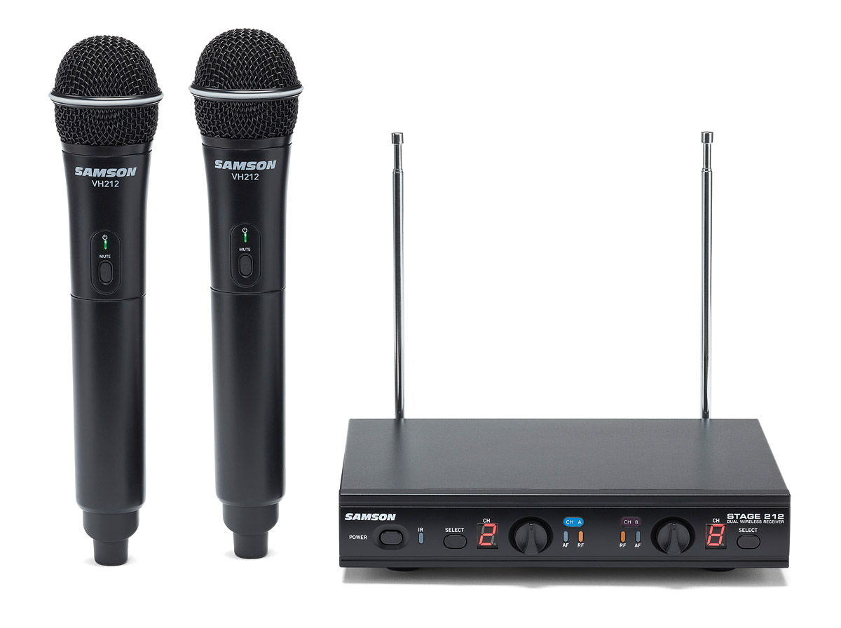 Stage 212 FrequencyAgile, DualChannel Handheld VHF Wireless System, E Band Willis Music Store
