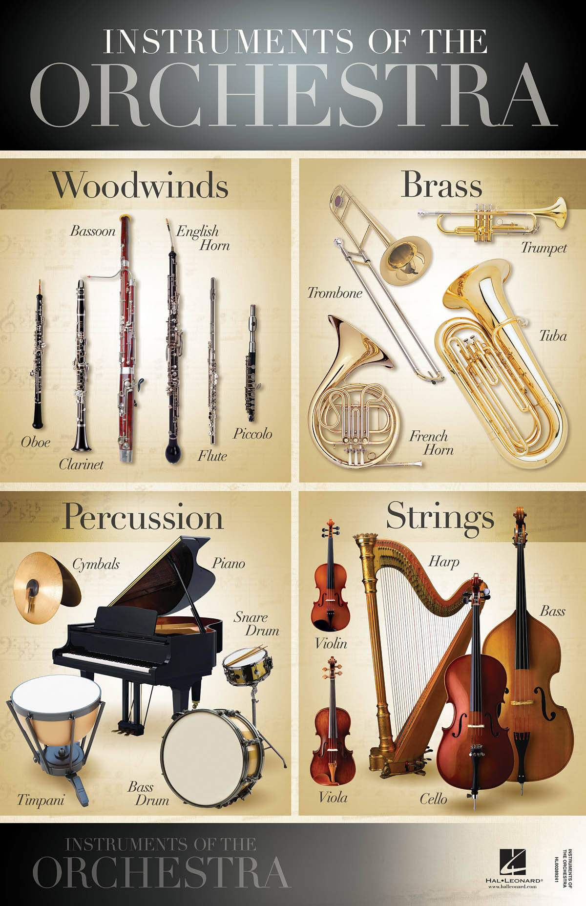 The Arrangement Of Musical Instruments Of The Symphony Orchestra, 3D Rendering Stock