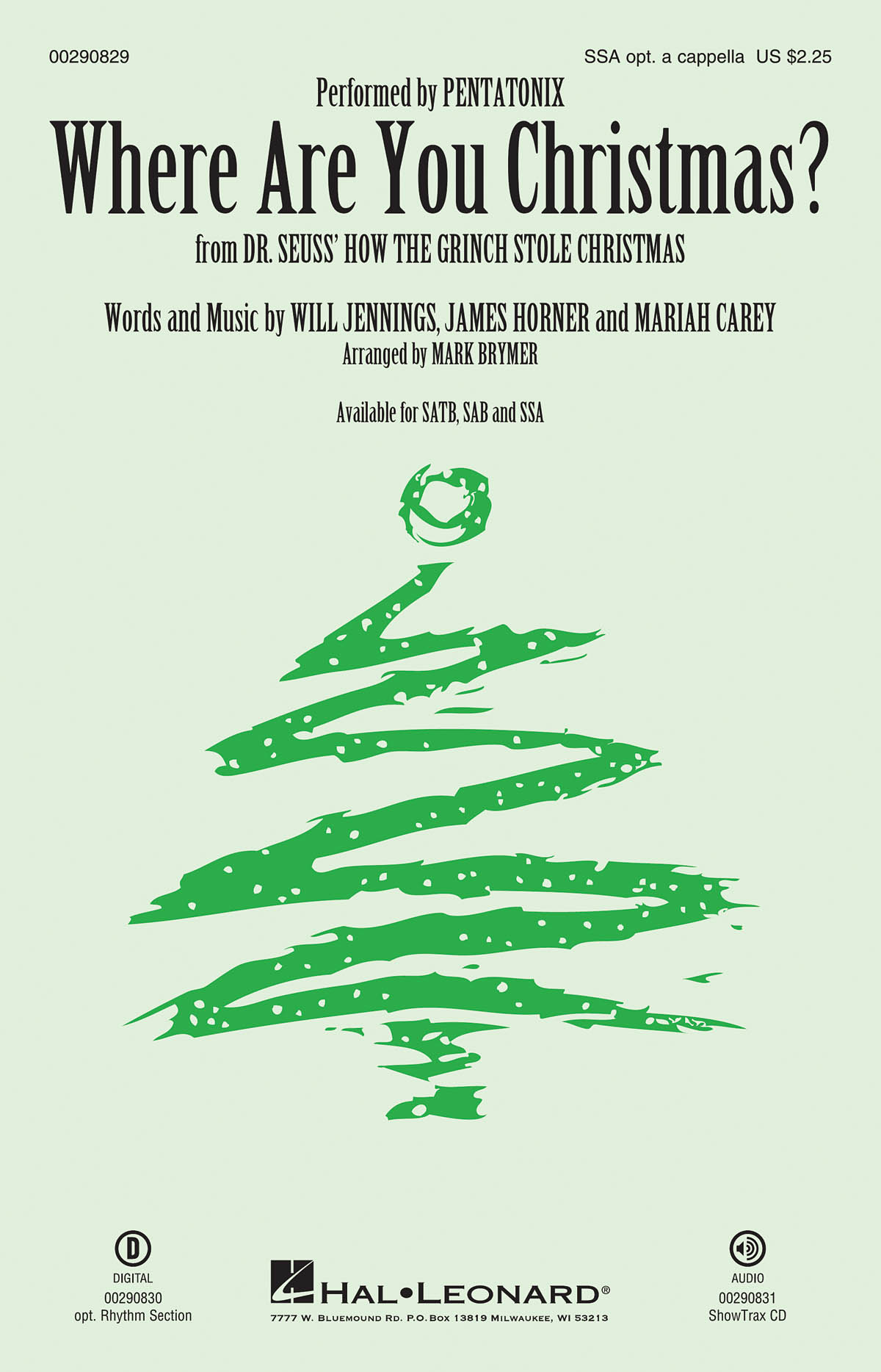 Where Are You Christmas? from Dr. Seuss' How the Grinch Stole Christmas Where Are You Christmas