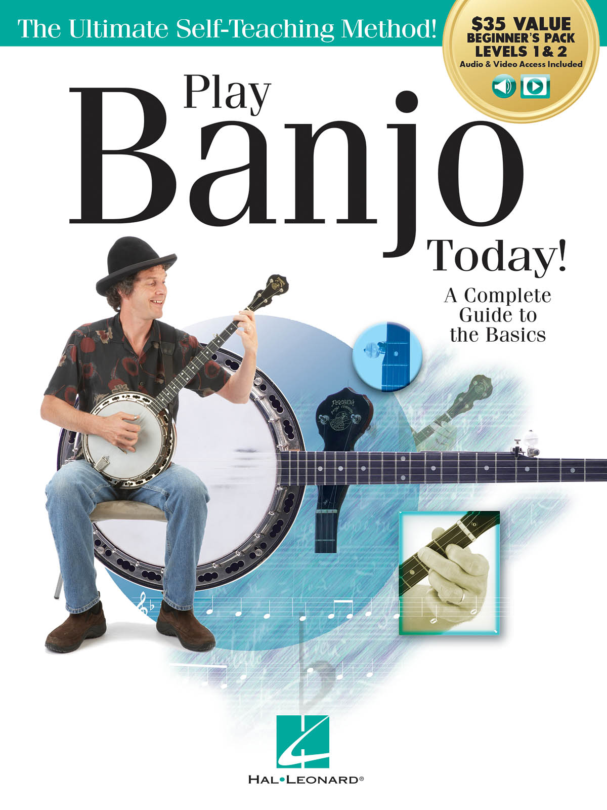 Play Banjo Today! AllinOne Beginner's Pack Includes Book 1, Book 2