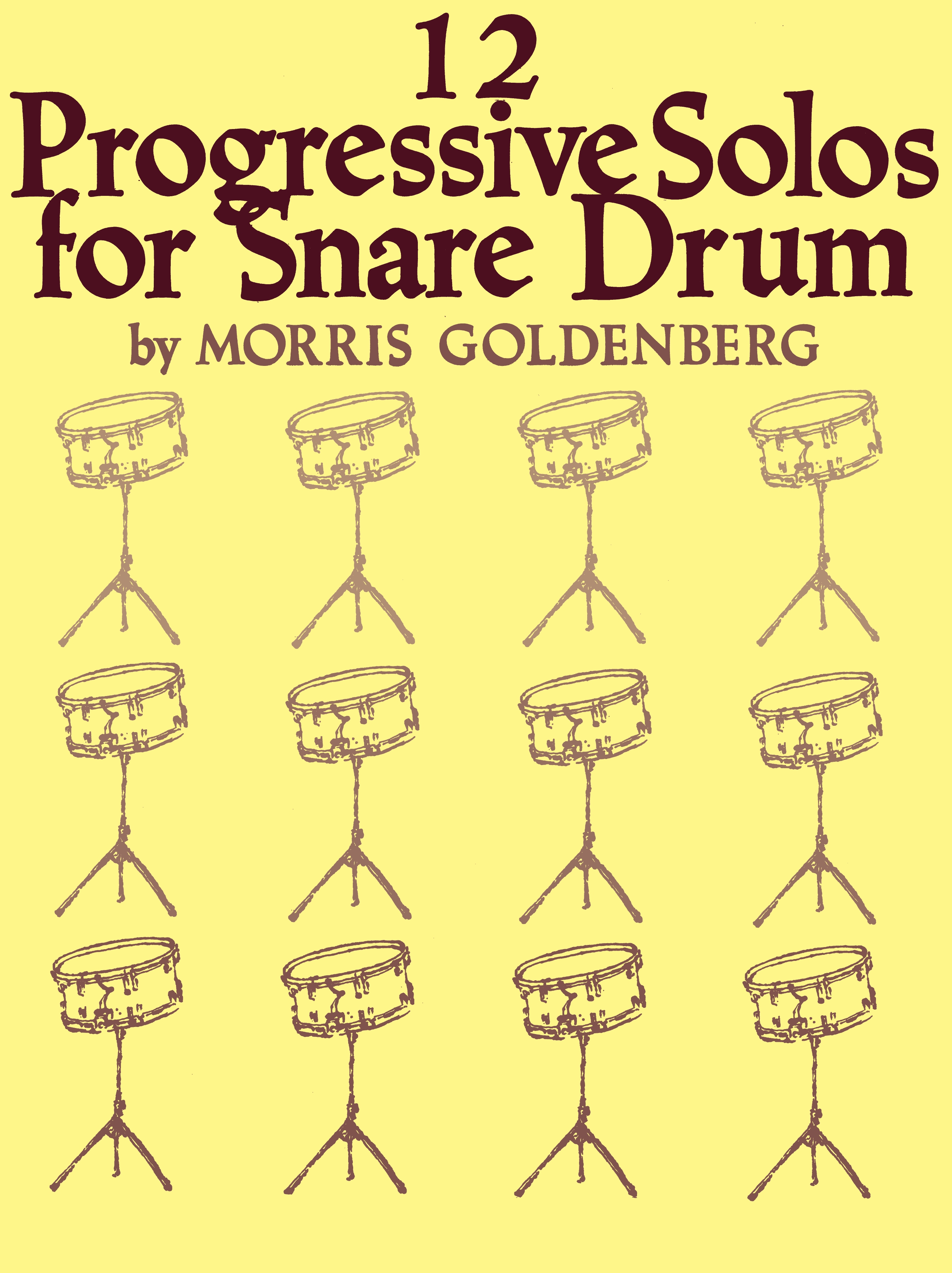 Twelve Progressive Solos for Snare Drum Willis Music Store