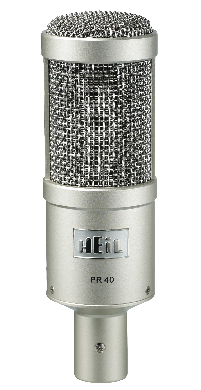 Hal Mic PR40 - Nickel Large Diameter Studio Microphone - Willis Music Store