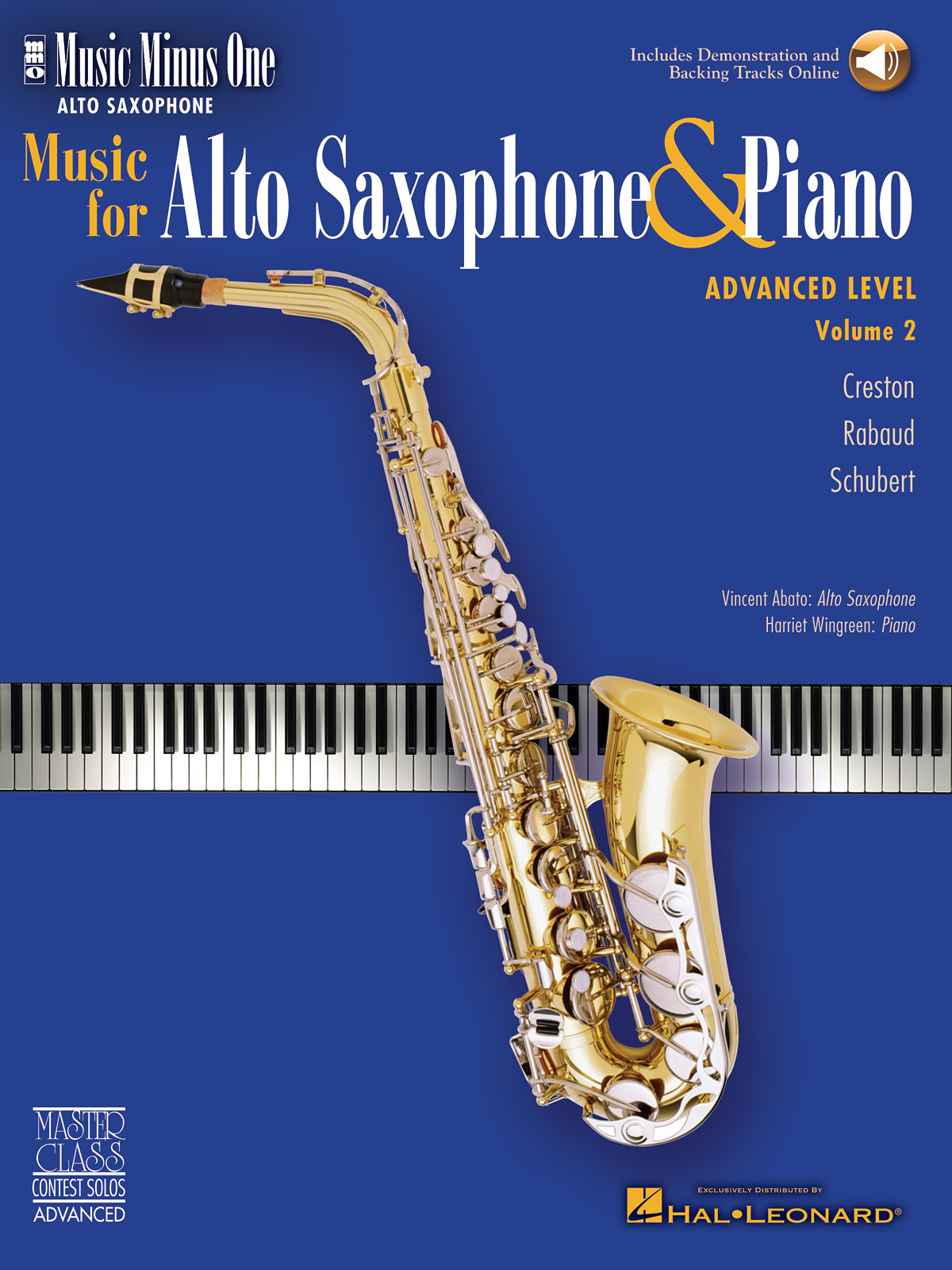 Advanced Alto Sax Solos Volume 2 Music Minus One Alto Saxophone
