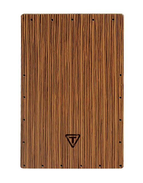 Zebrano Cajon Replacement Front Plate