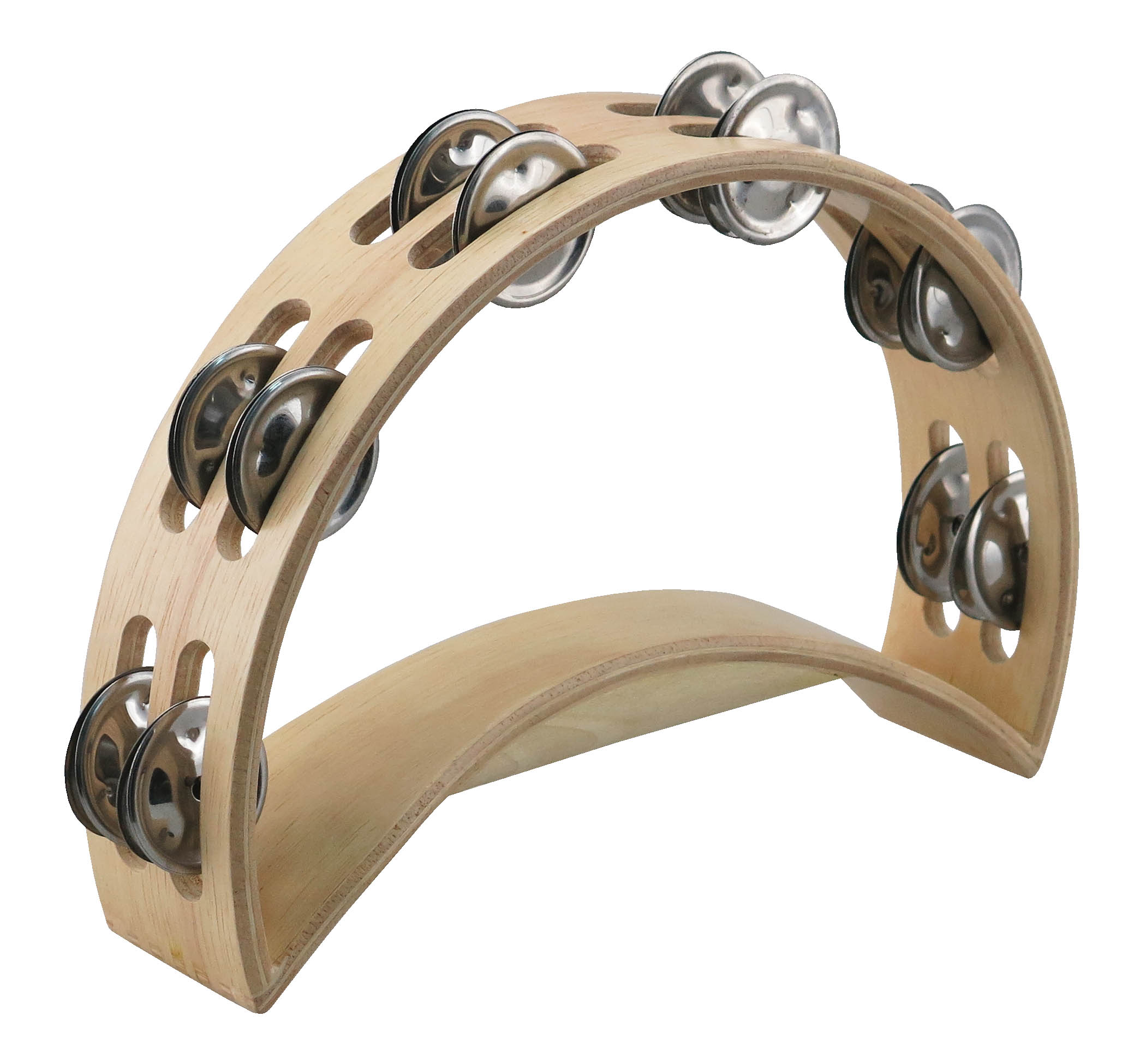 Deluxe Wooden Moon Tambourine Willis Music Store