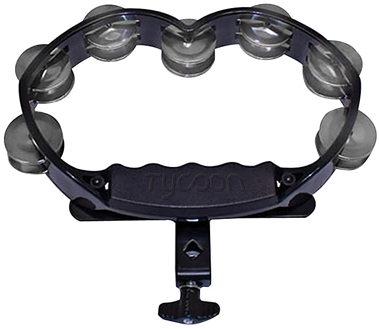 Black Plastic Mountable Tambourine Willis Music Store