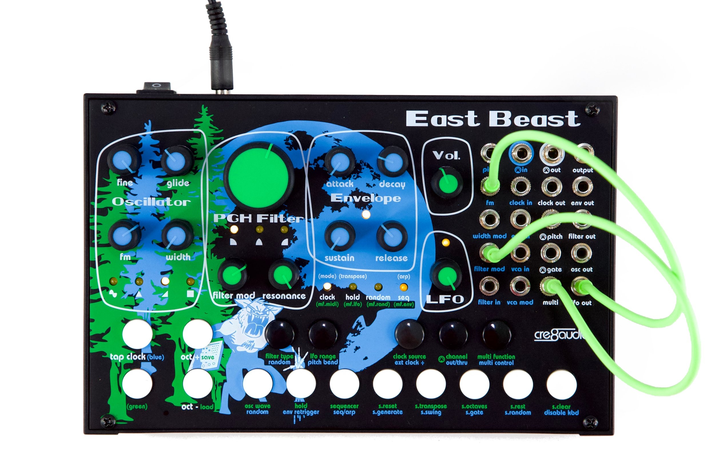 East Beast Desktop Modular Analog Synthesizer Willis Music Store