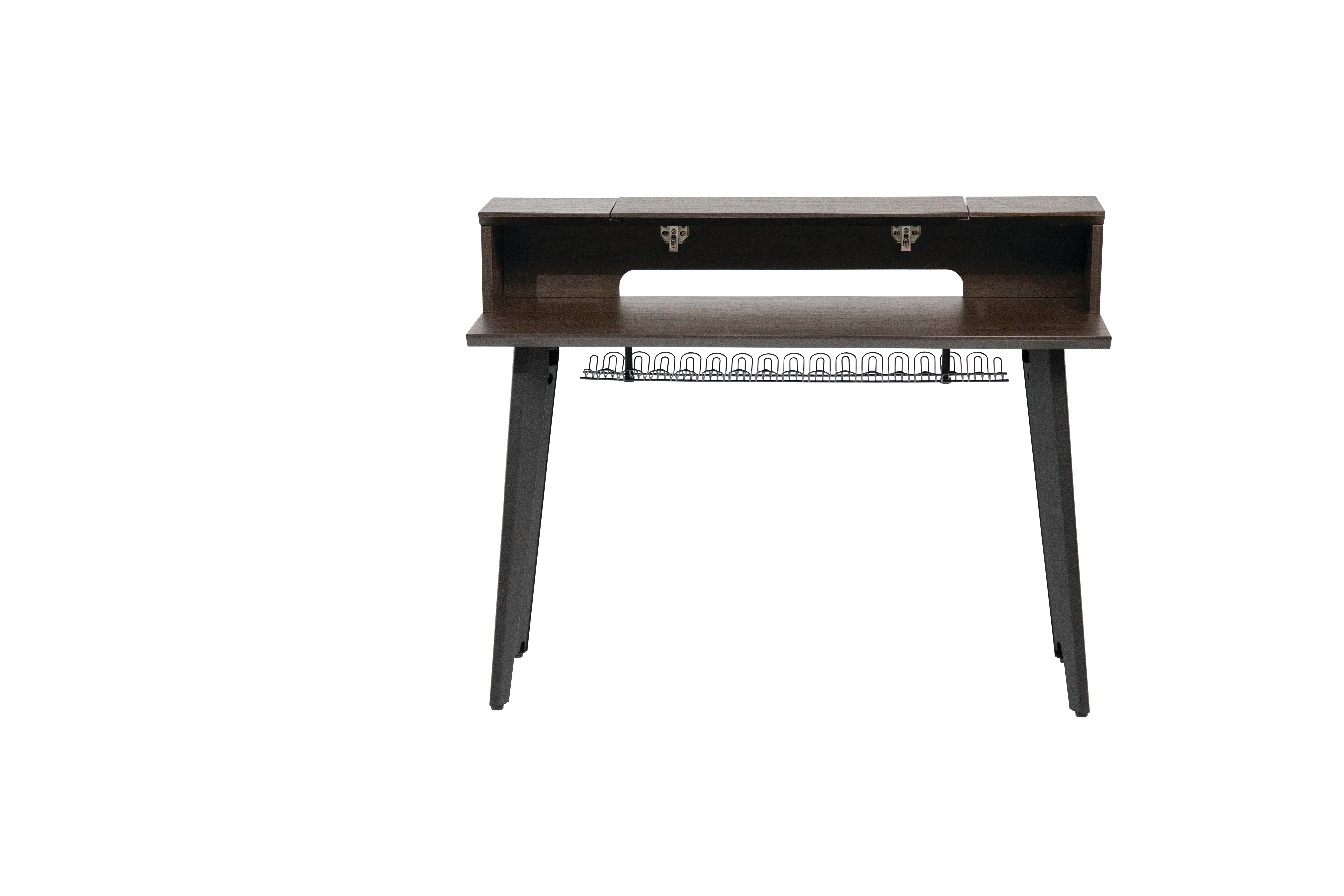 Elite Furniture Series 61Note Keyboard Table Dark Walnut Finish