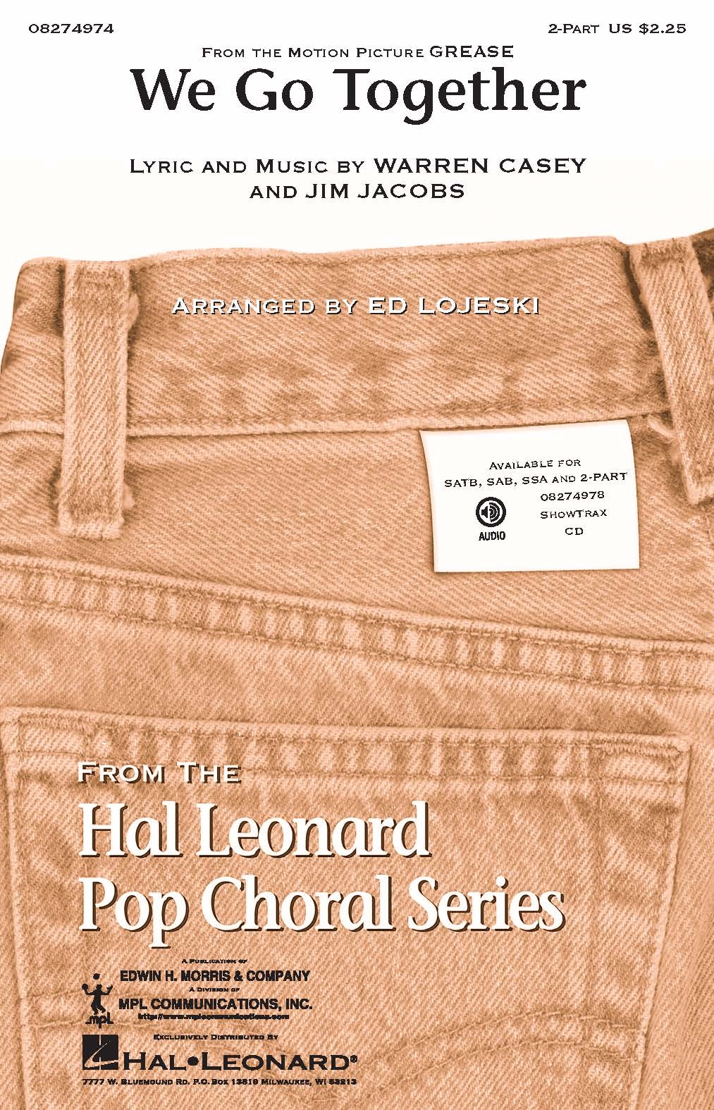 We Go Together from Grease Willis Music Store