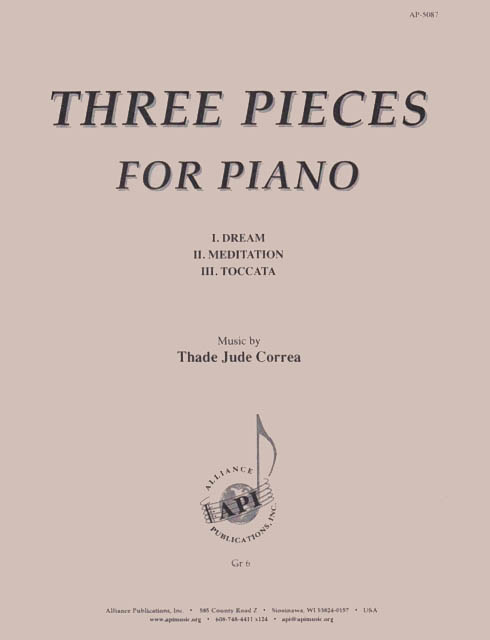 Three Pieces for Piano - Willis Music Store