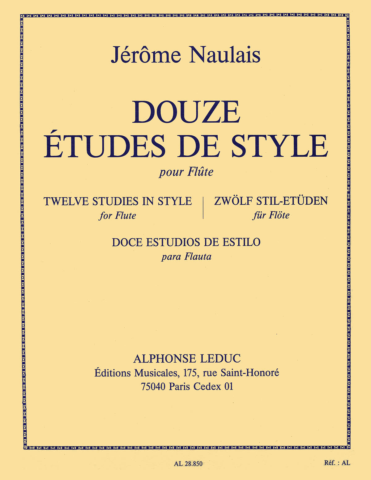 12 Etudes De Style (flute Solo) Willis Music Store