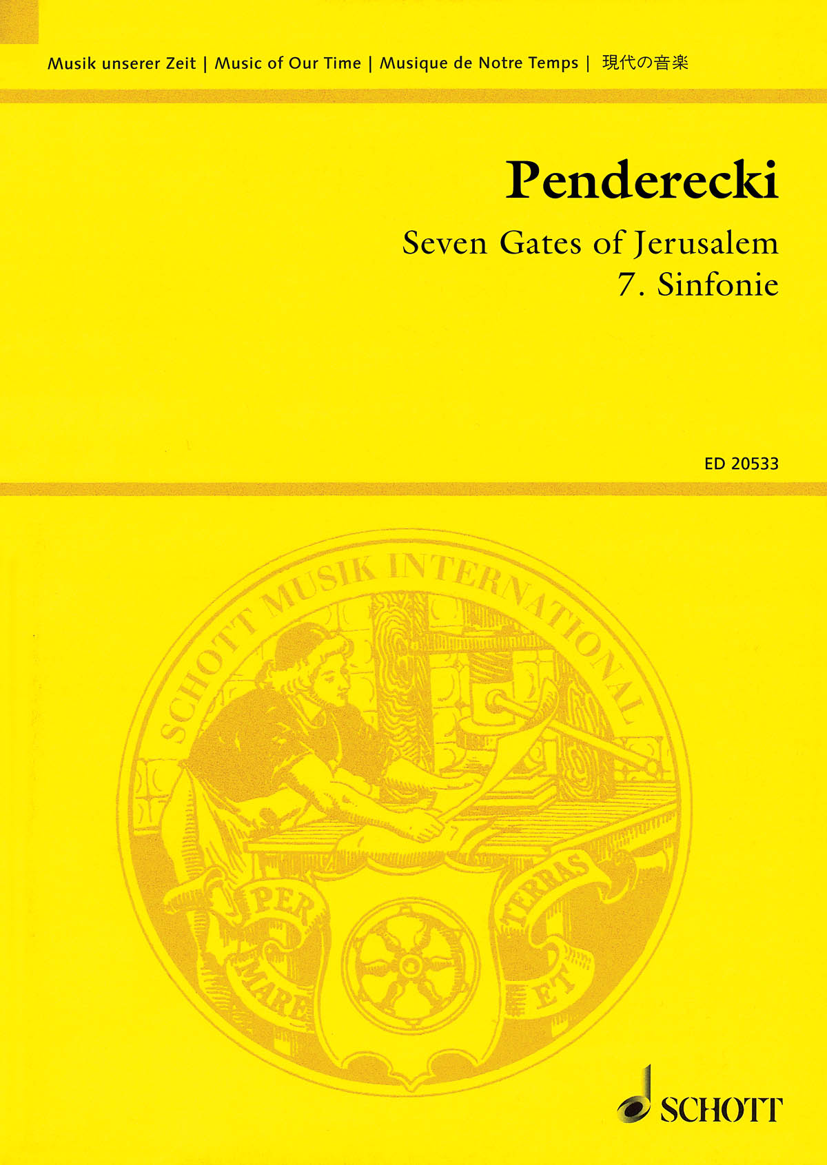 Seven (7) Gates Of Jerusalem Symphony No. 7 for Narrator, Choir and