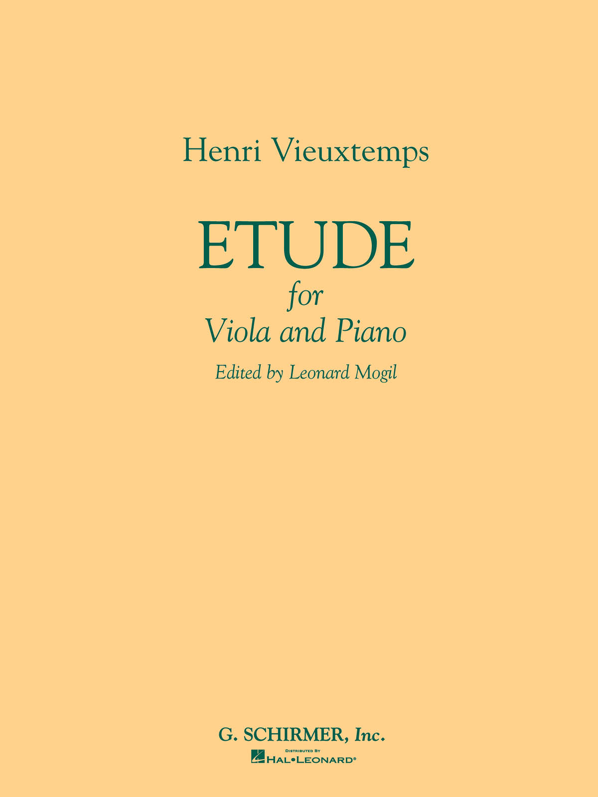 Etude Viola and Piano Willis Music Store