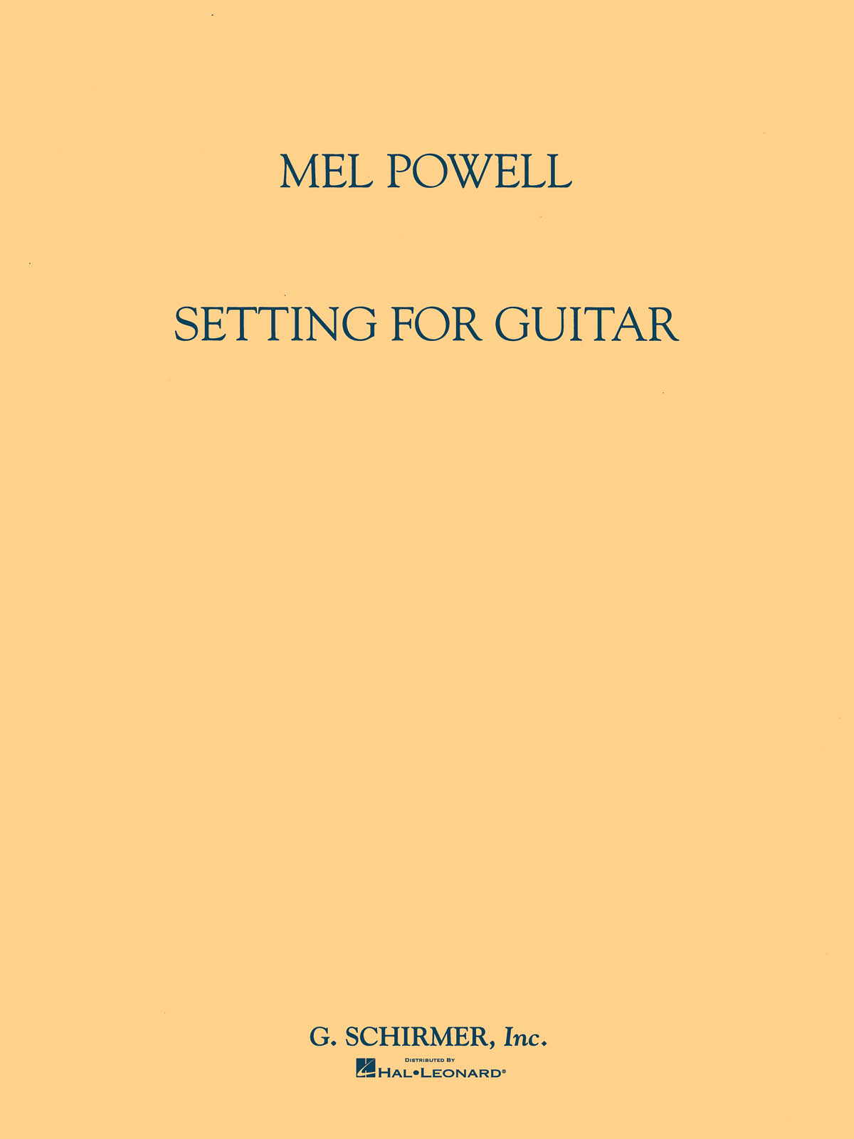 Setting for Guitar Willis Music Store