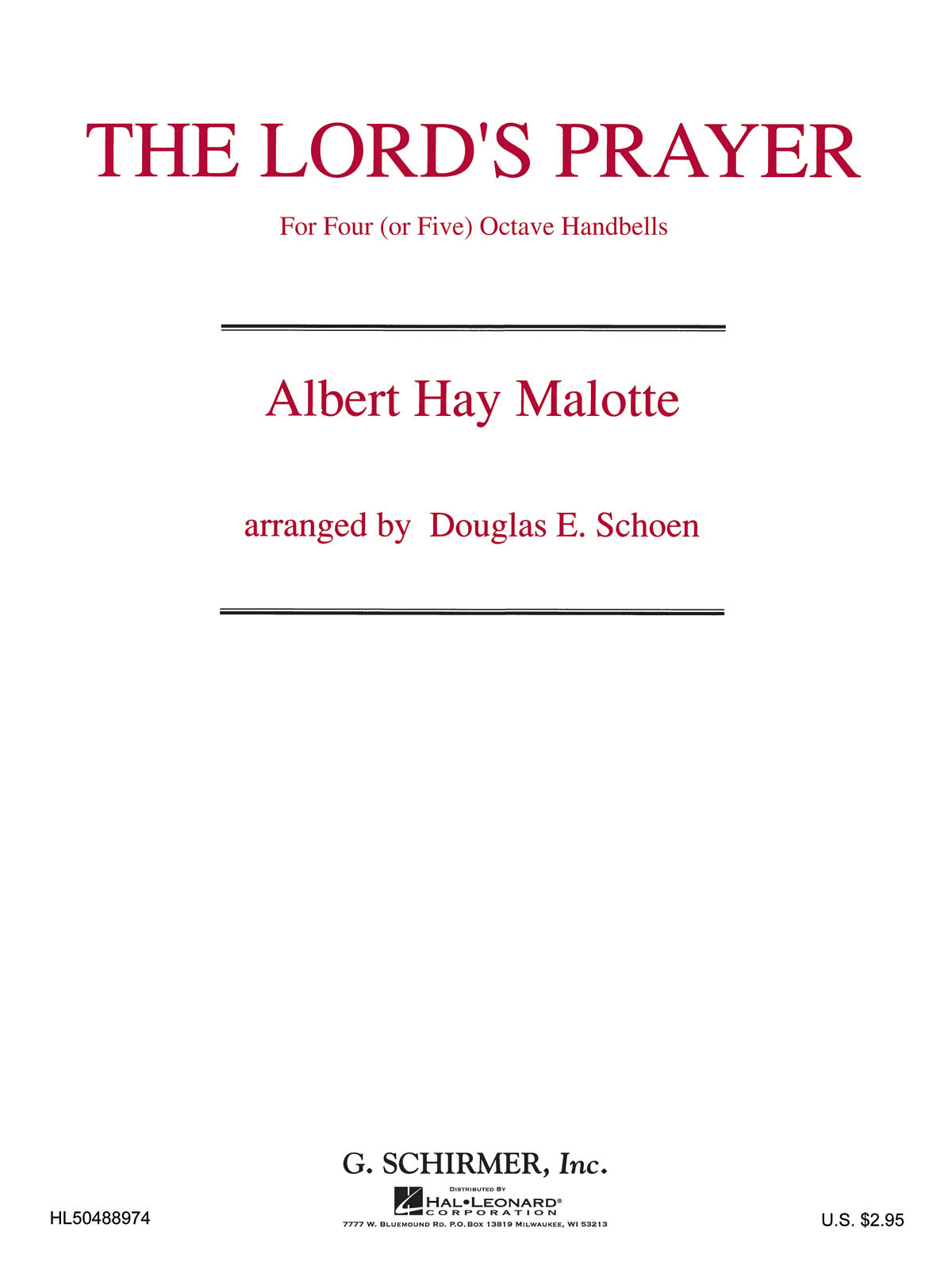The Lord's Prayer 45 Octaves of Handbells Willis Music Store